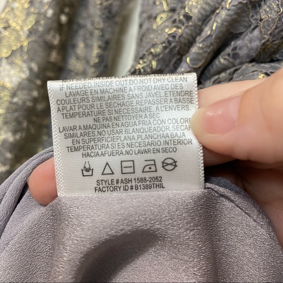 Dress The Population Ash Lace Long Sleeve Mini Dress - Picture 10 of 10